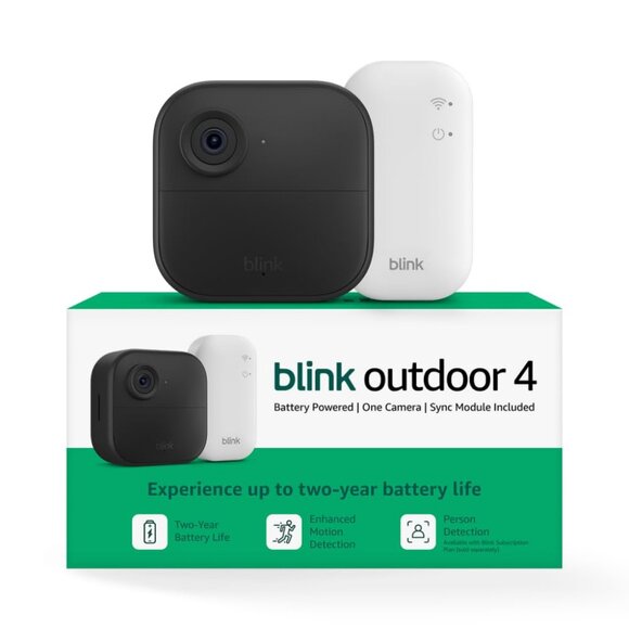 Blink Security Cameras, Outdoor 4 XR with Sync Module, HD Wireless, 6 Camera Set - Picture 1 of 5